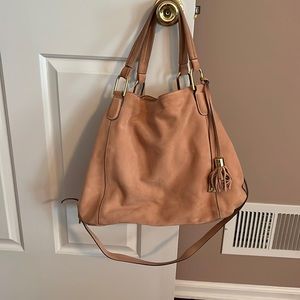 GILI Suede Roma Satchel/Crossbody.  Never Carried